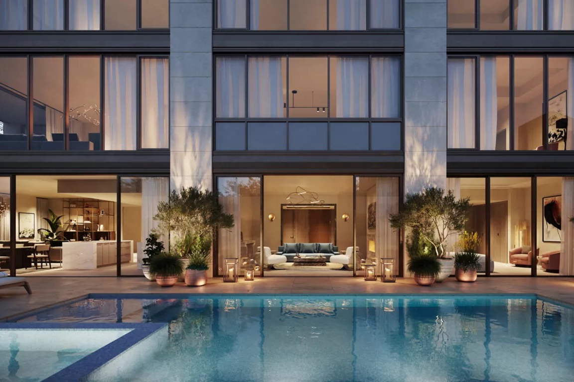 Rosewood Residences Beverly Hills will only have 17 residences. Click to enlarge.