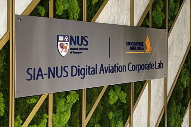 Singapore Airlines and the National University of Singapore have established a digital aviation corporate laboratory. Click to enlarge.