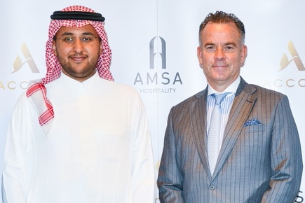 Mohammad Alathel (left), CEO, Amsa Hospitality with Duncan O’Rourke, CEO, MEA & APAC - Premium, Midscale & Economy Division, Accor. Click to enlarge.