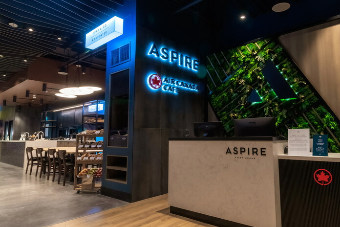 Aspire | Air Canada Café at YTZ. Click to enlarge.