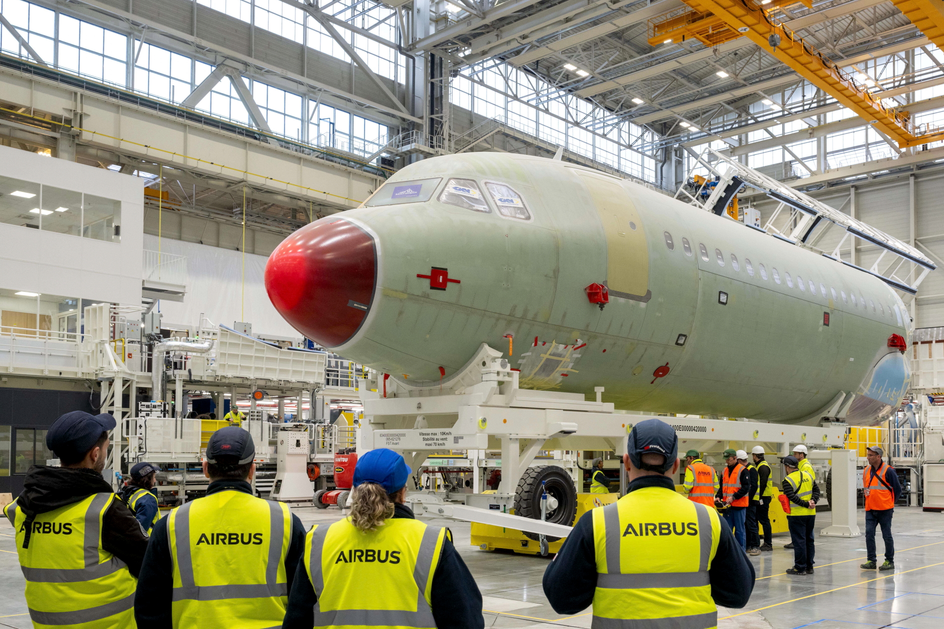Airbus has inaugurated a new A320 final assembly line in Toulouse, France. Click to enlarge.