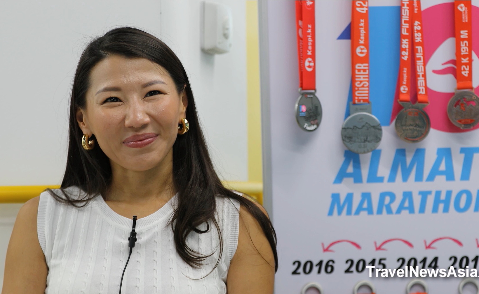 Saltanat Kazybayeva, CEO, Almaty Marathon. Click to enlarge.