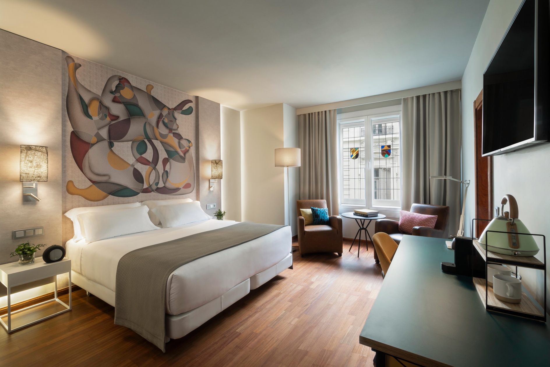 Superior Room at Avani Alonso Martinez Madrid Hotel. Click to enlarge.