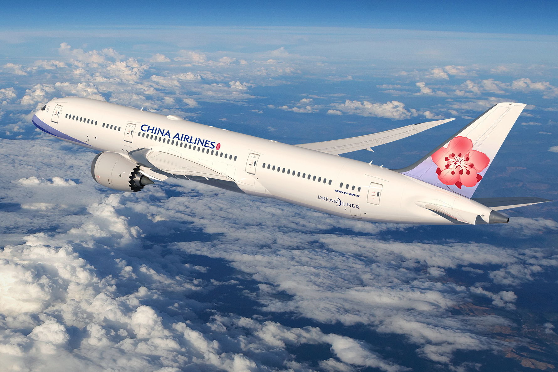 China Airlines Boeing 787-9. Click to enlarge.
