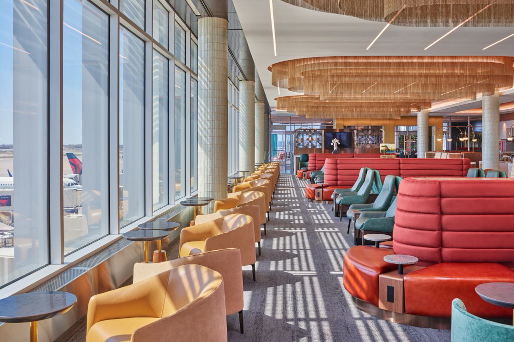Delta's new Sky Club Lounge at MSP. Click to enlarge.