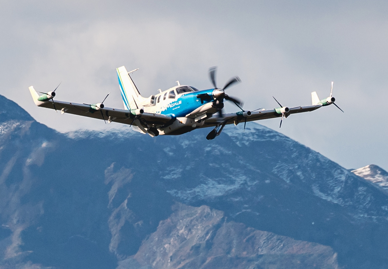 EcoPulse recently performed its first flight test in hybrid-electric mode. Click to enlarge.