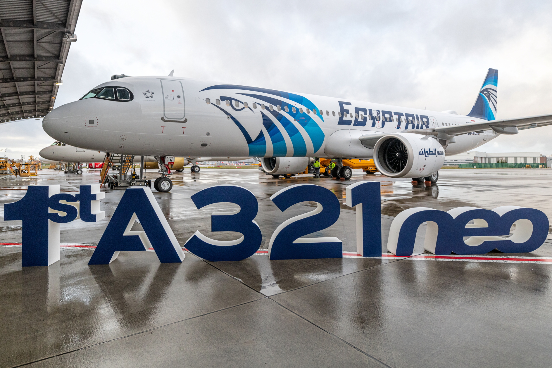 Egyptair Airbus A321neo. Click to enlarge.