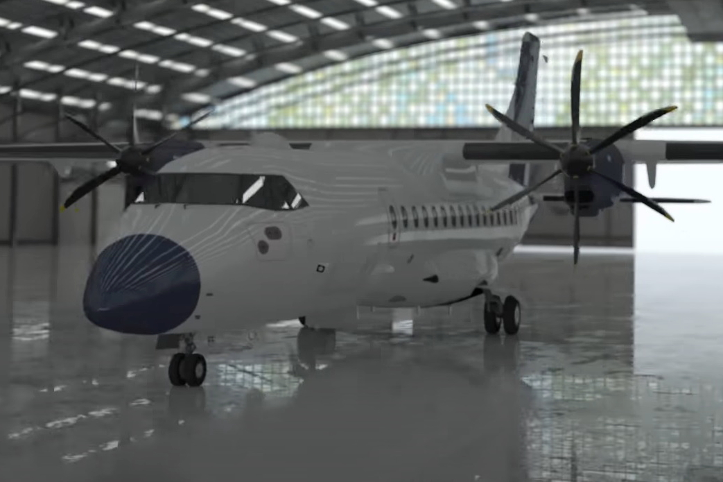 The LRPA will be modified ATR 72-600 aircraft. Click to enlarge.