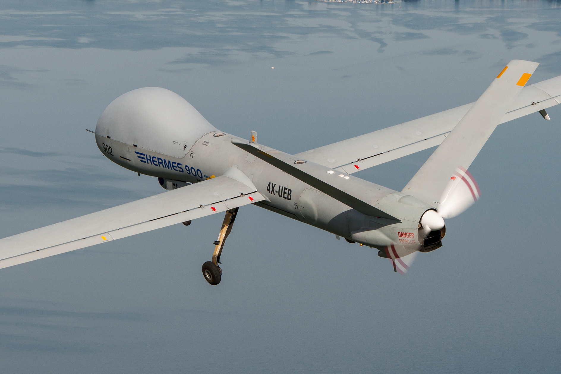 Elbit Systems Hermes 900 UAV. Picture: Swiss Army. Click to enlarge.