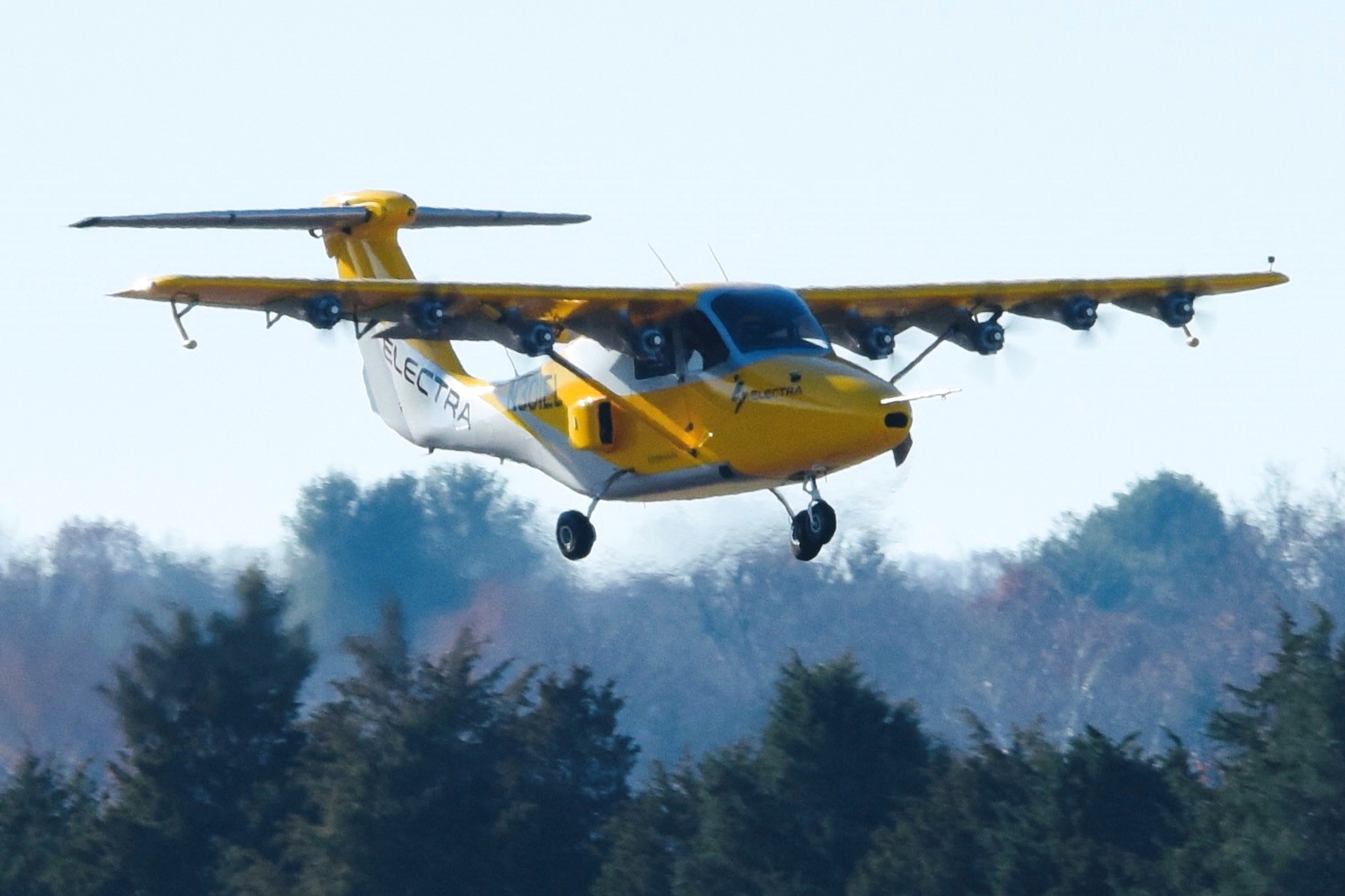 Electra's EL-2 Goldfinch, a hybrid-electric eSTOL aircraft. Click to enlarge.