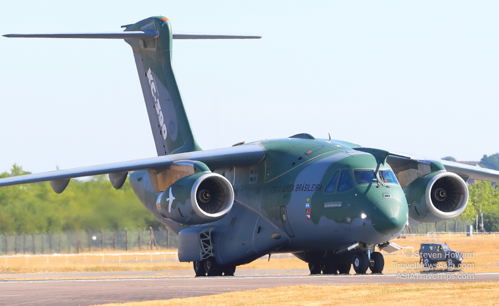 Embraer KC-390. Picture by Steven Howard of TravelNewsAsia.com Click to enlarge.
