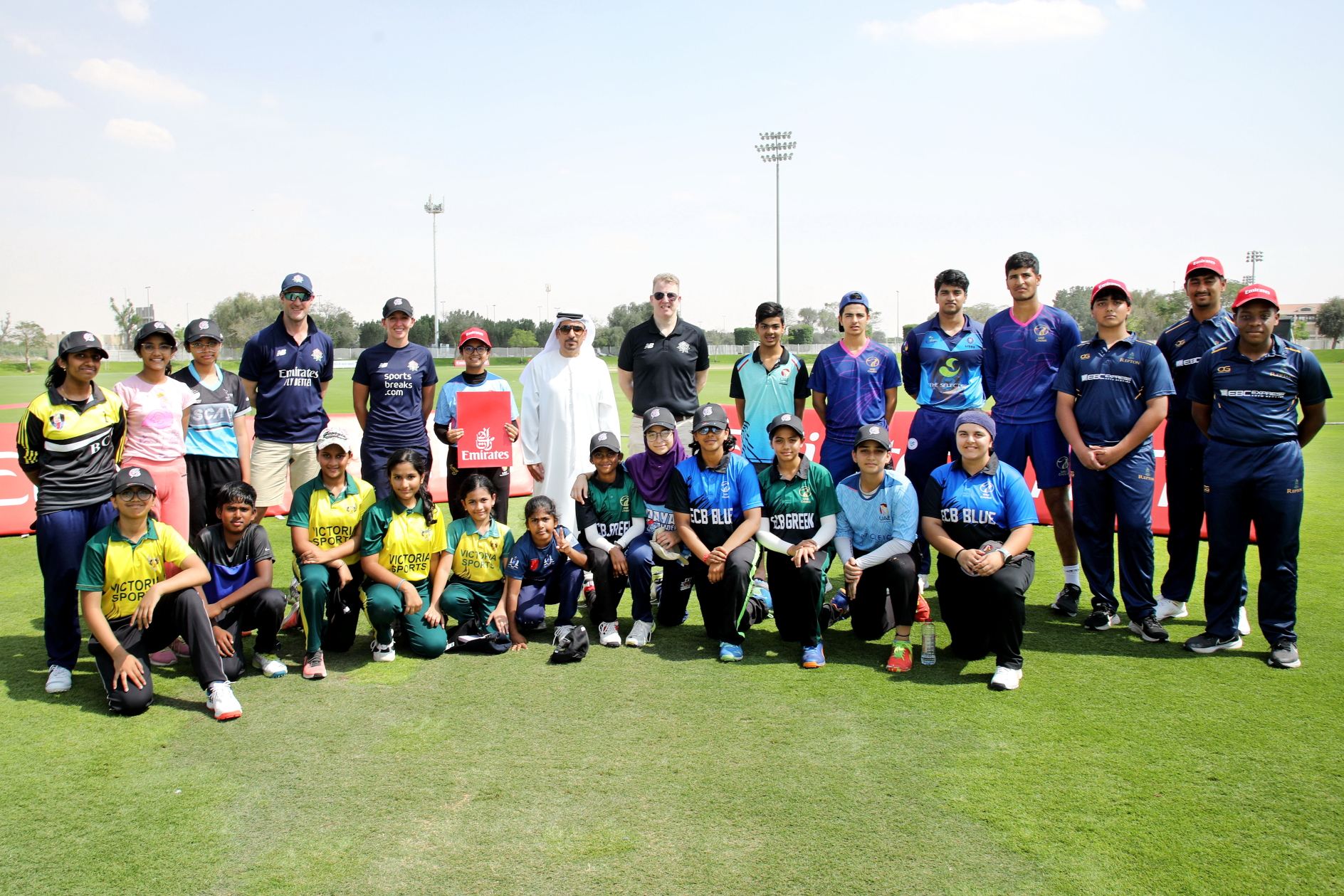 Lancashire Cricket helping youngsters in UAE improve their game. Click to enlarge.
