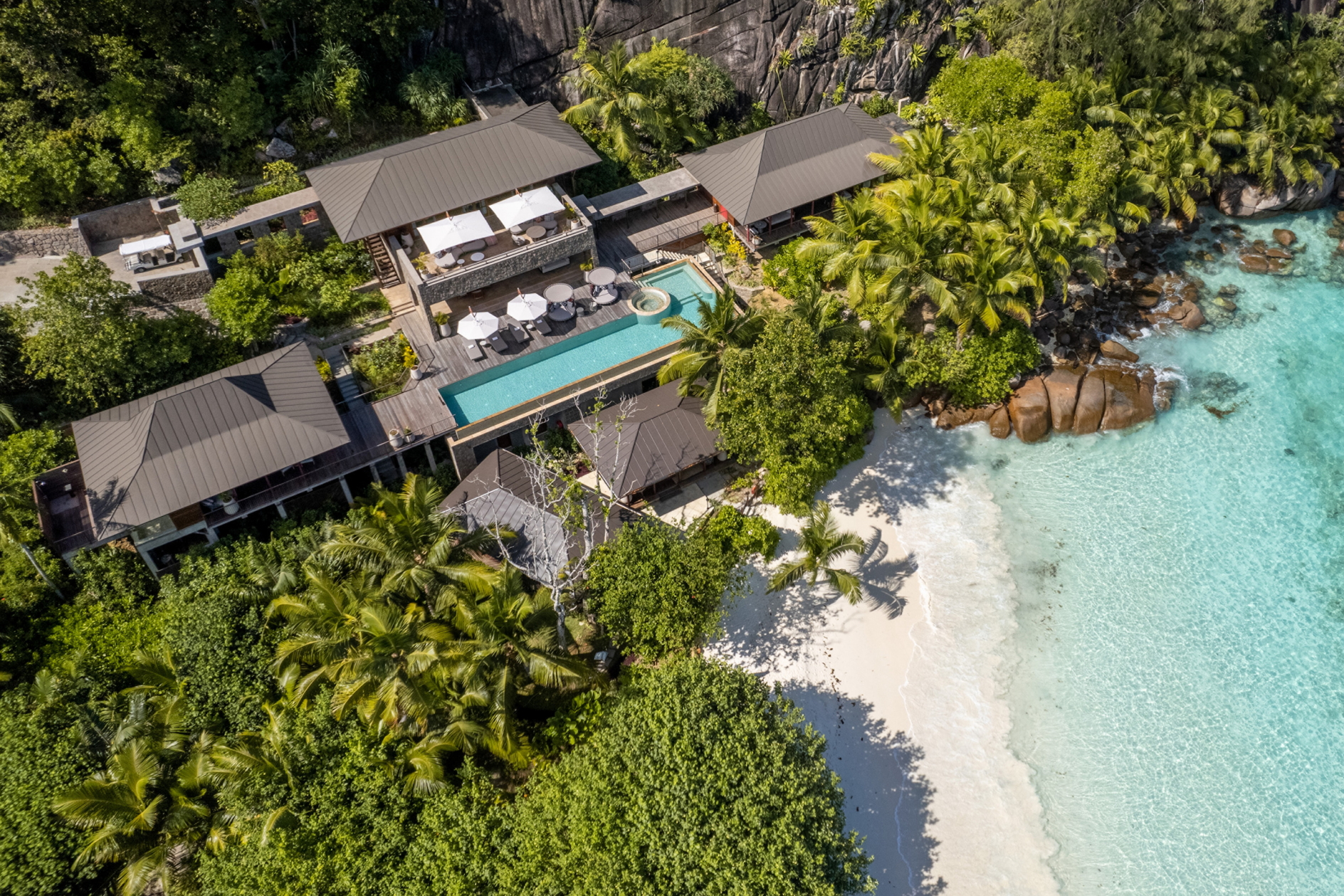 Three-Bedroom Beach Suite at Four Seasons Resort Seychelles. Click to enlarge.