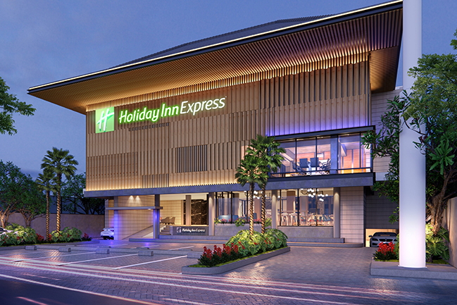Holiday Inn Express Bali Sunset Road. Click to enlarge.