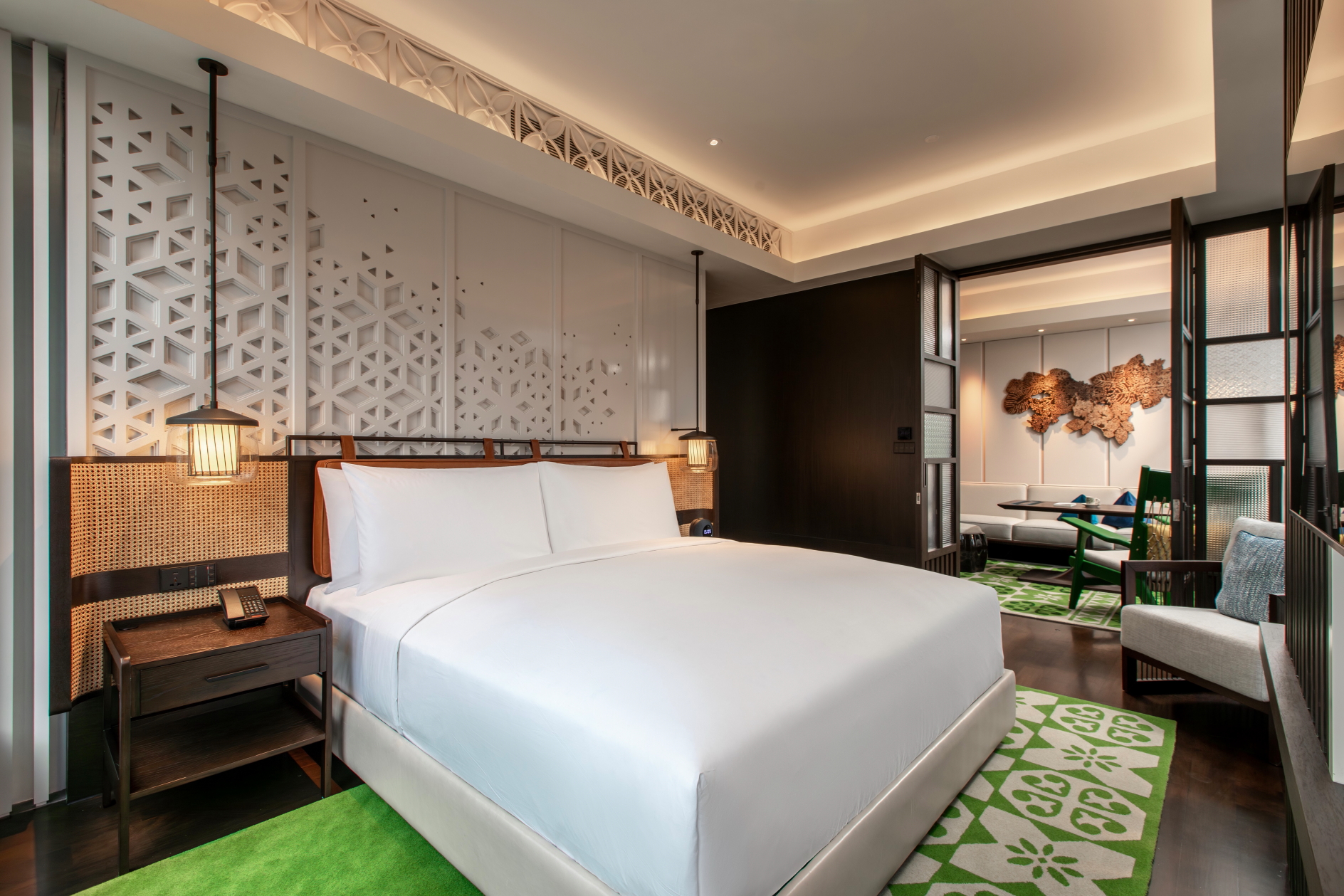 Room at Hotel Indigo Kuala Lumpur on the Park. Click to enlarge.