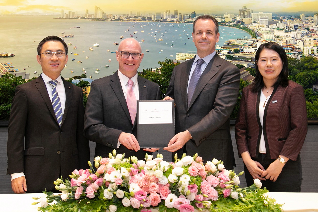 IHG has signed a Kimpton Hotel in AWC's mega mixed-use Aquatique project in Pattaya, Thailand. Click to enlarge.