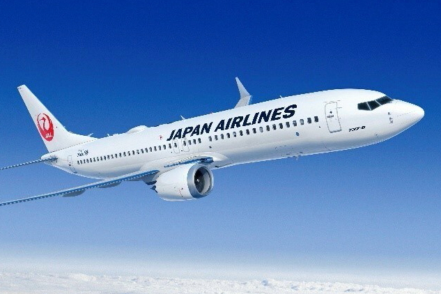 Japan Airlines Boeing 737 MAX 8. Click to enlarge.