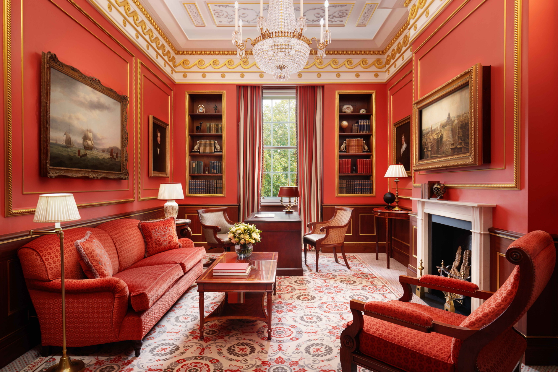 Study of the Royal Suite at The Lanesborough, London. Click to enlarge.
