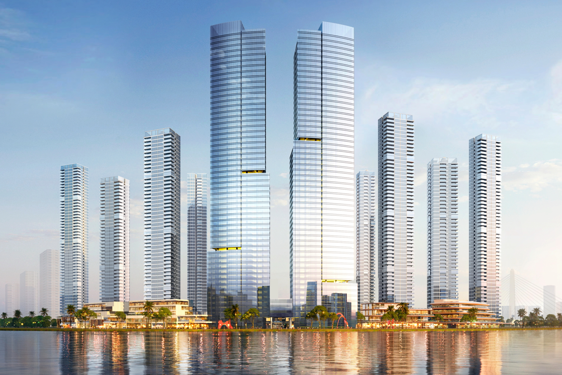 The Langham, Foshan is expected to open in 2028. Click to enlarge.