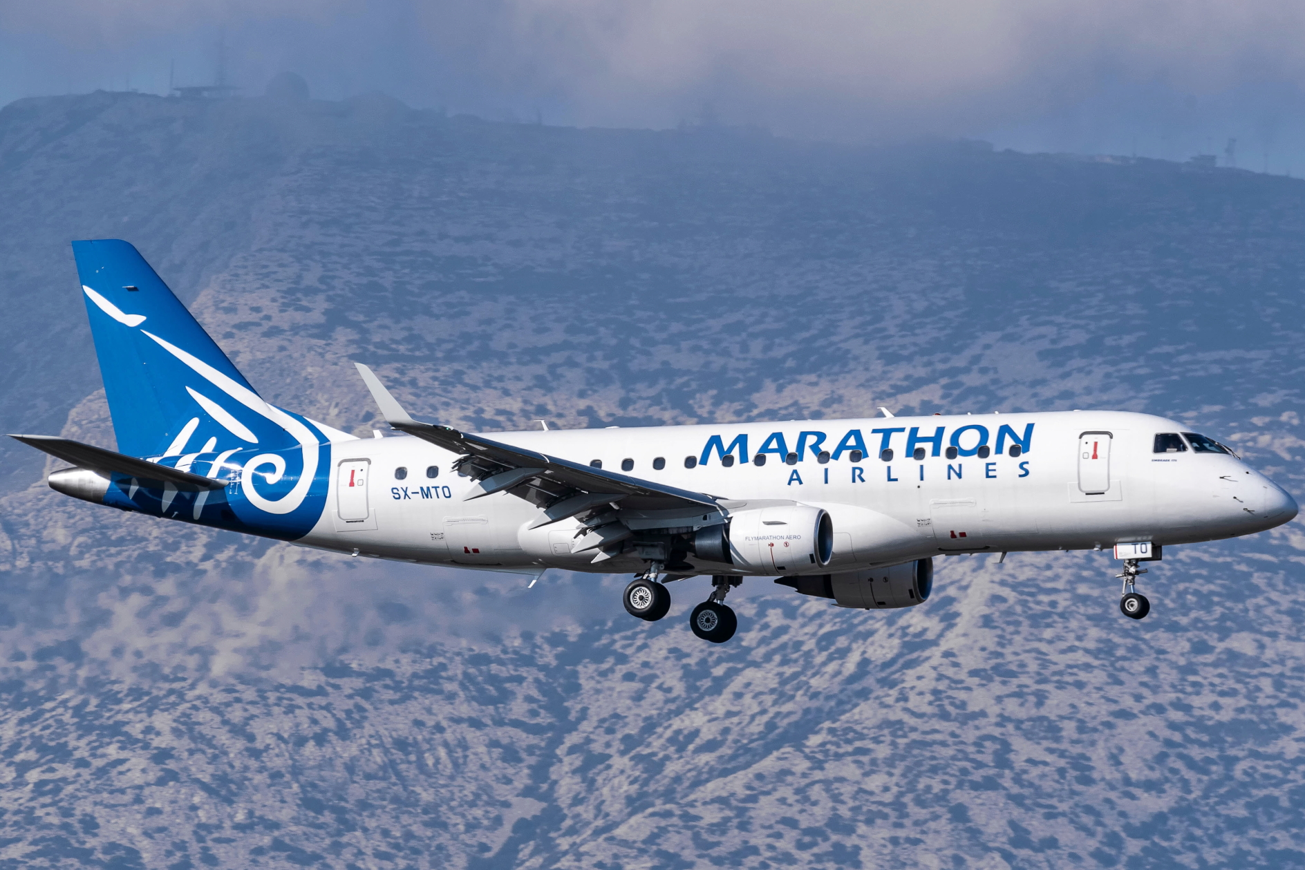 Marathon Airlines Embraer E175LR. Click to enlarge.
