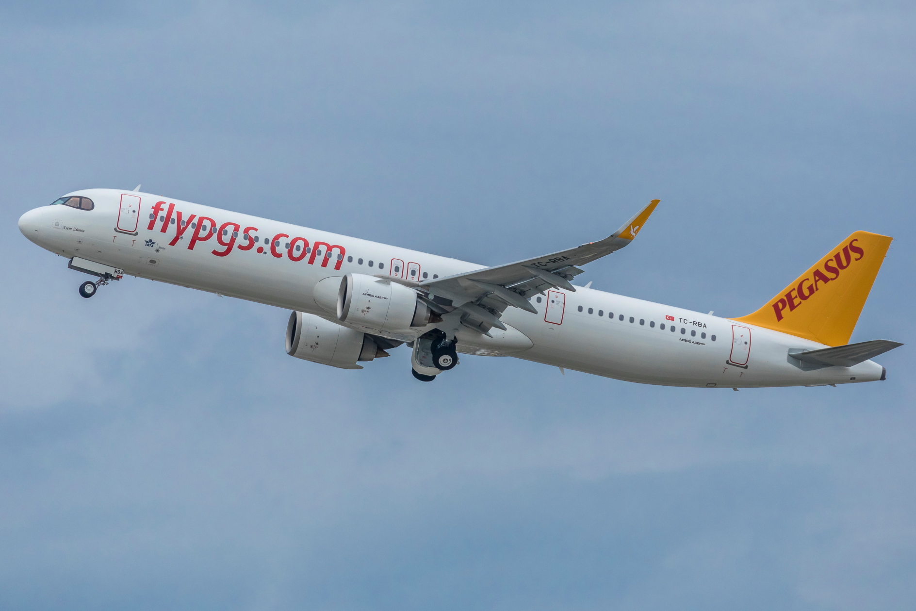 Pegasus Airlines A321neo. Click to enlarge.