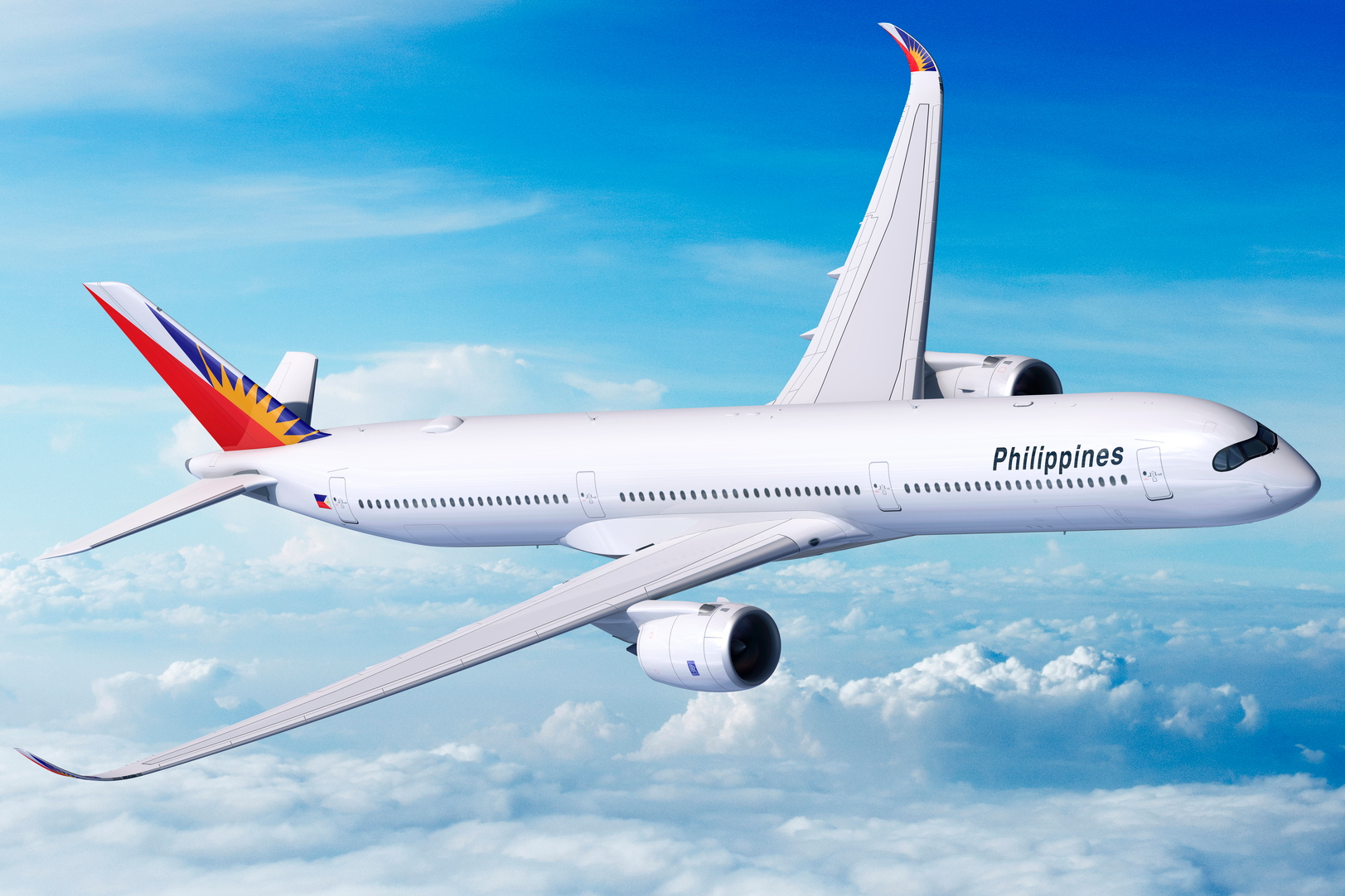 Philippine Airlines Airbus A350-1000. Click to enlarge.