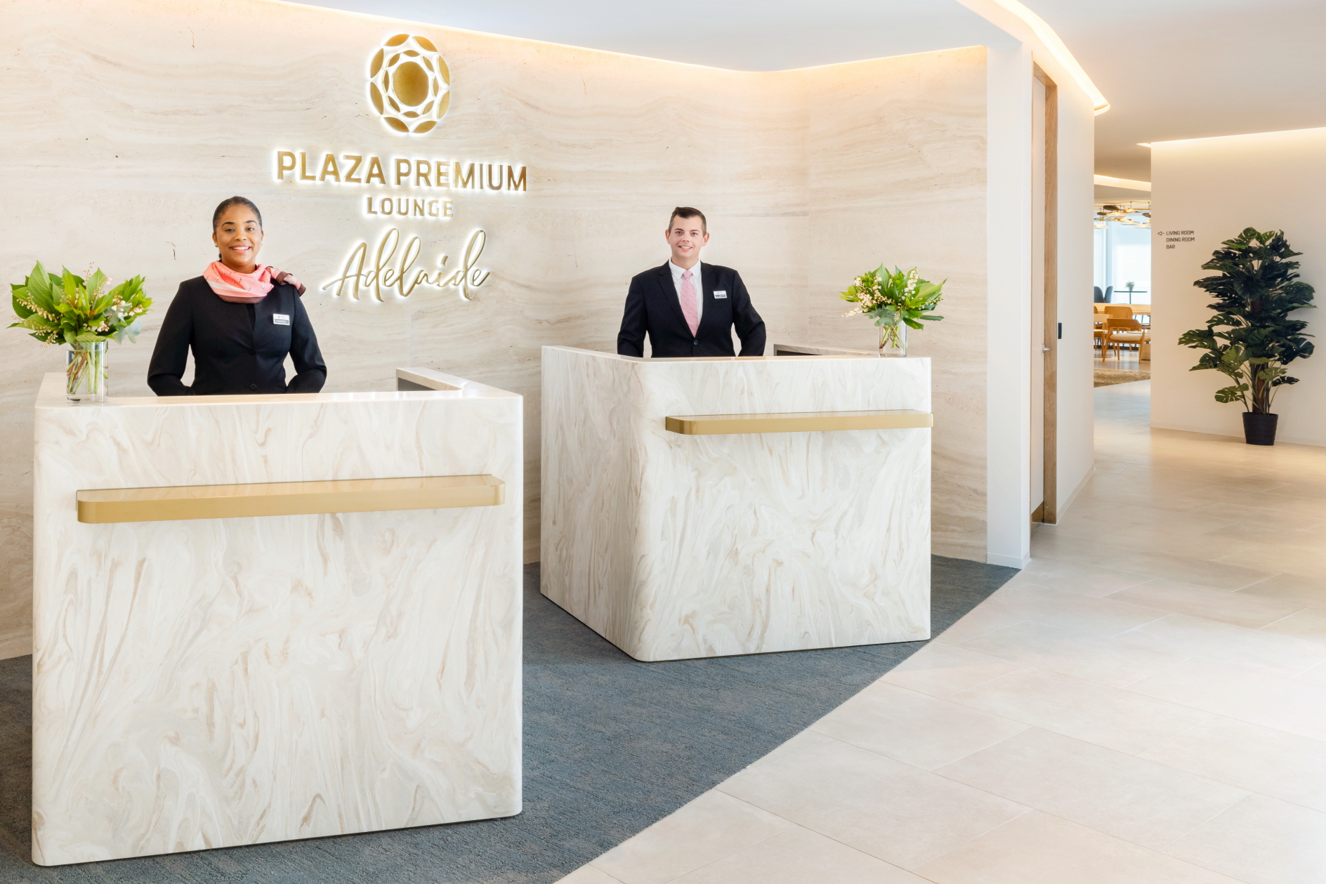 Plaza Premium Lounge Adelaide. Click to enlarge.