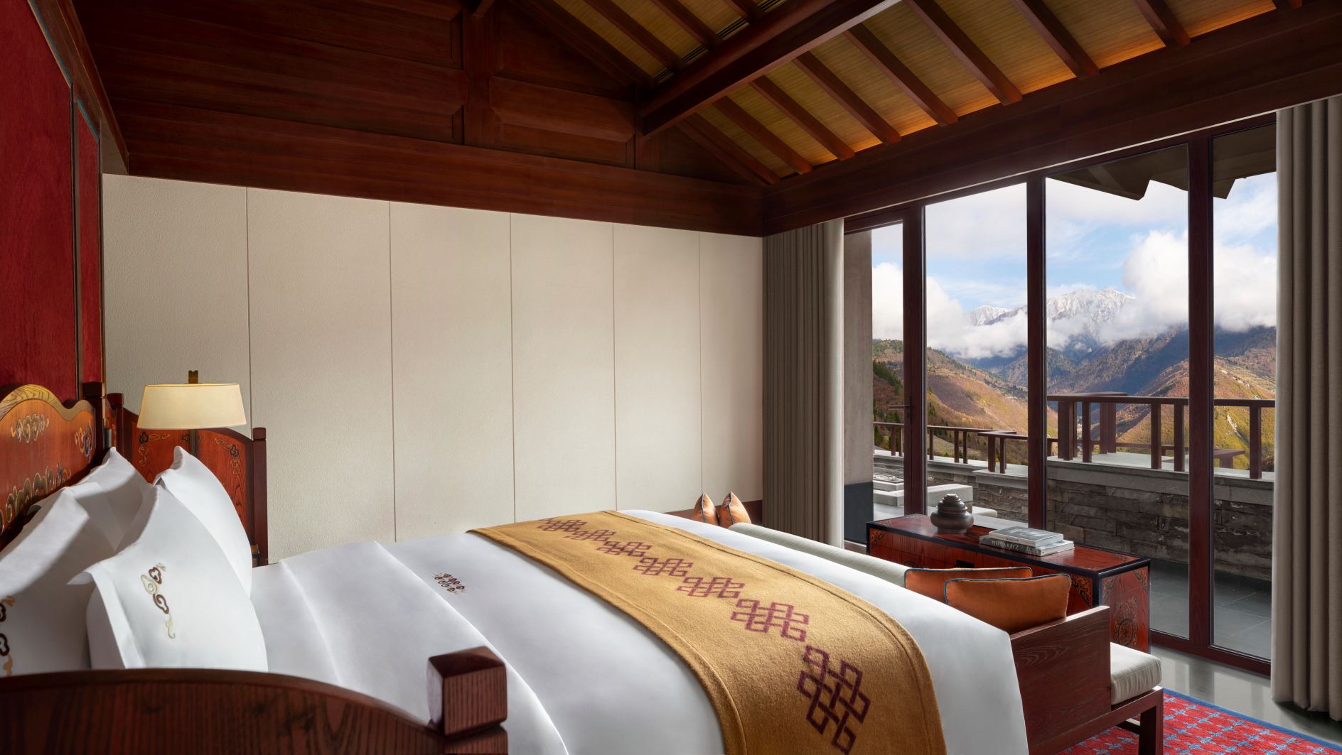 Two Bedroom Villa at Rissai Valley, a Ritz-Carlton Reserve in Jiuzhaigou Valley. Click to enlarge.