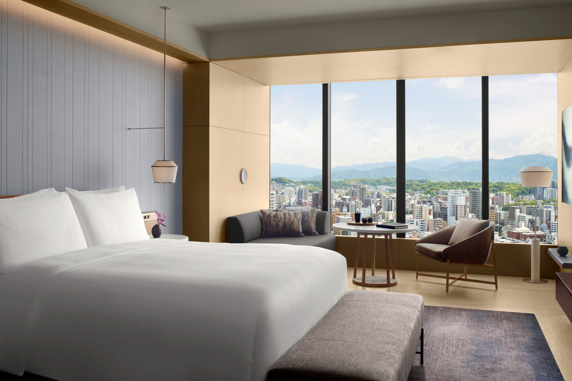 Deluxe Room at The Ritz-Carlton, Fukuoka in Japan. Click to enlarge.