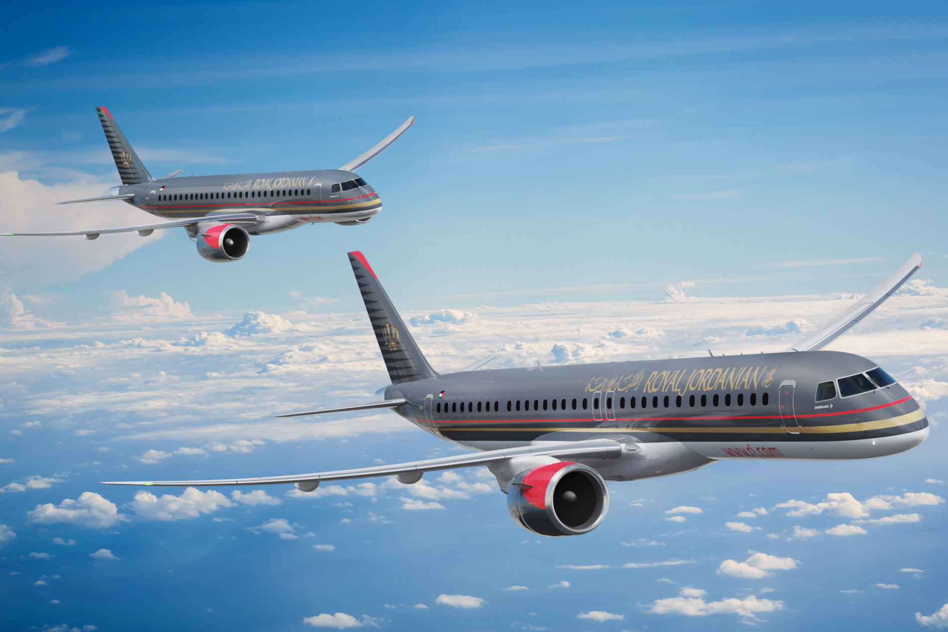 Royal Jordanian to Expand Fleet with Eight Embraer E2 Aircraft