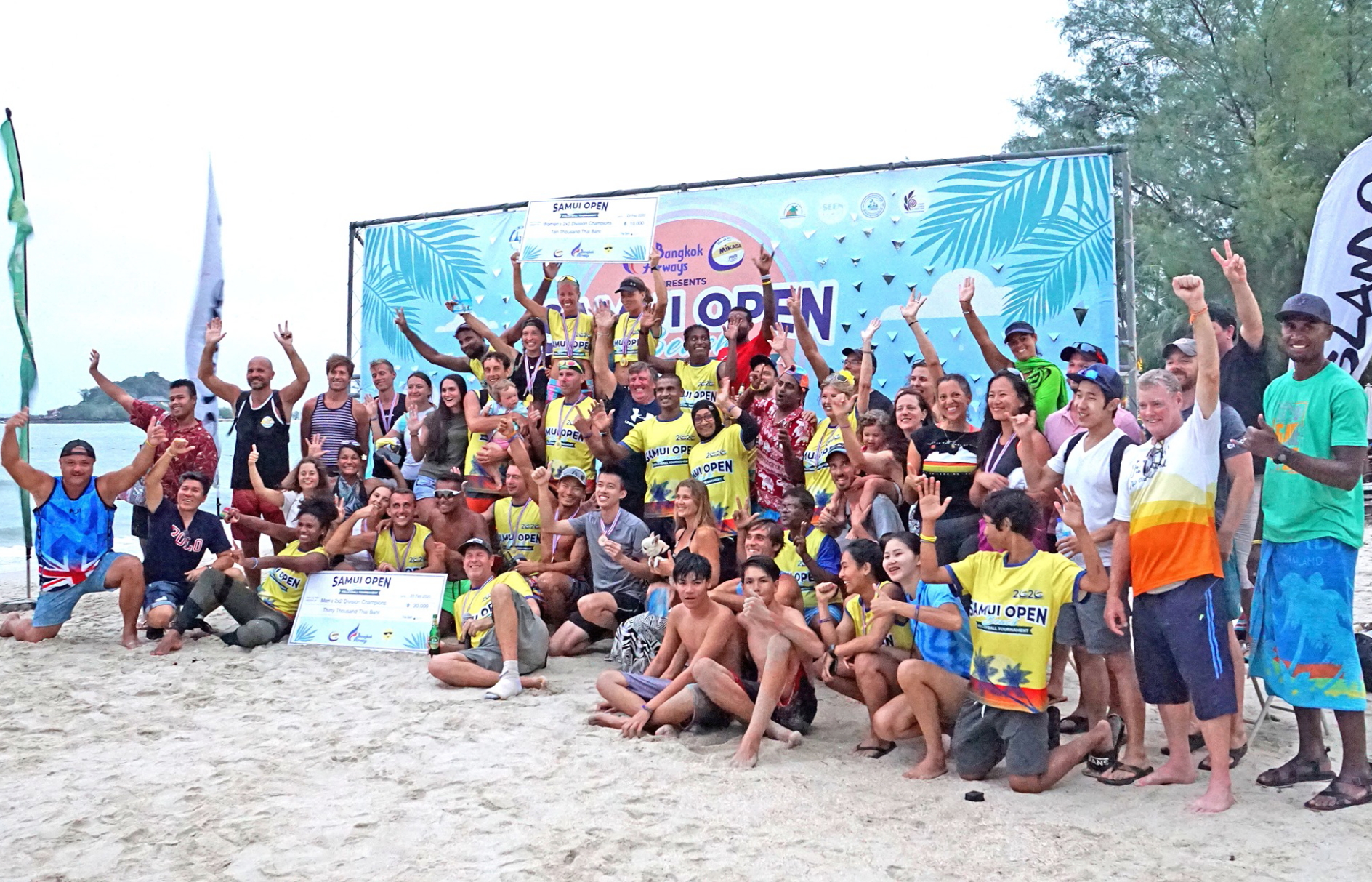 Samui Open Beach Volleyball Tournament 2023 will take place 10 to 12 March. Click to enlarge.