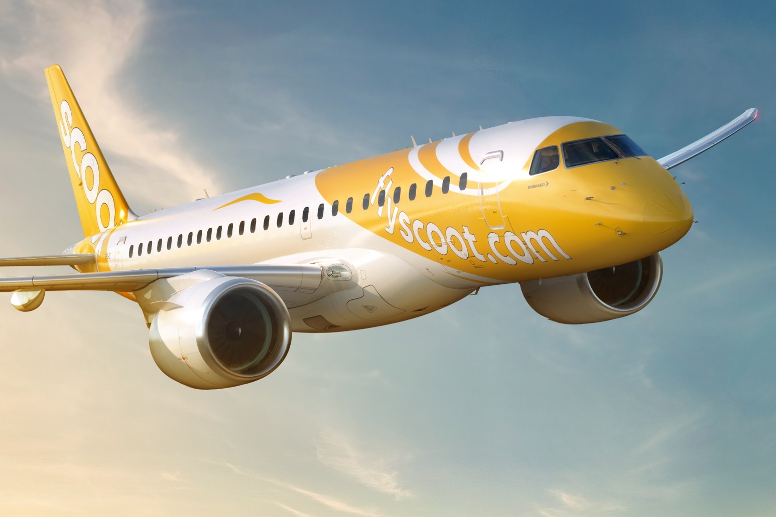 Scoot Embraer E190-E2. Click to enlarge.