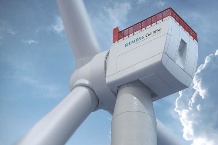 Siemens Gamesa Wind Turbine: SG 14-222 DD. Click to enlarge.