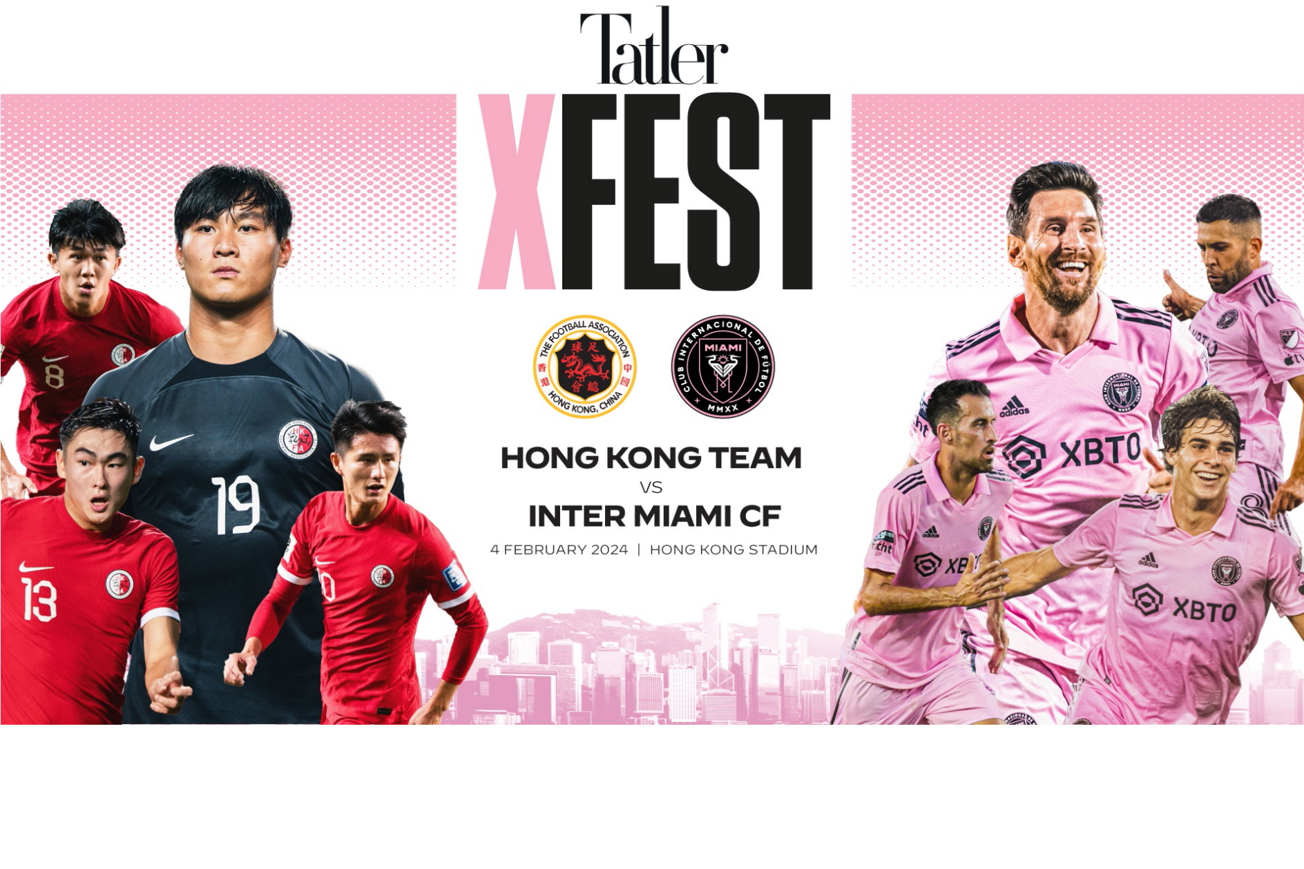 Inter Miami CF will play in an exhibition match in Hong Kong on 4 February 2024. Click to enlarge.