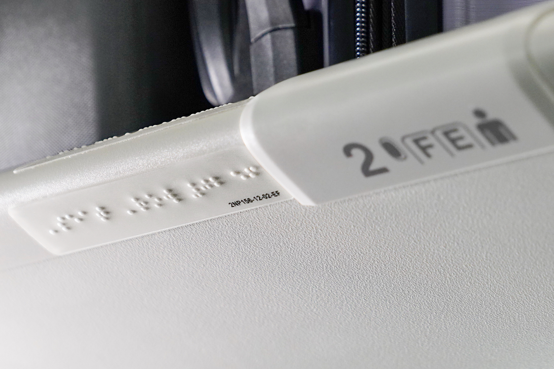 United expects to outfit its entire mainline fleet with Braille by the end of 2026.. Click to enlarge.
