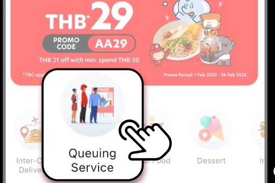airasia Super App launches restaurant Queuing Service in Bangkok, Thailand. Click to enlarge.