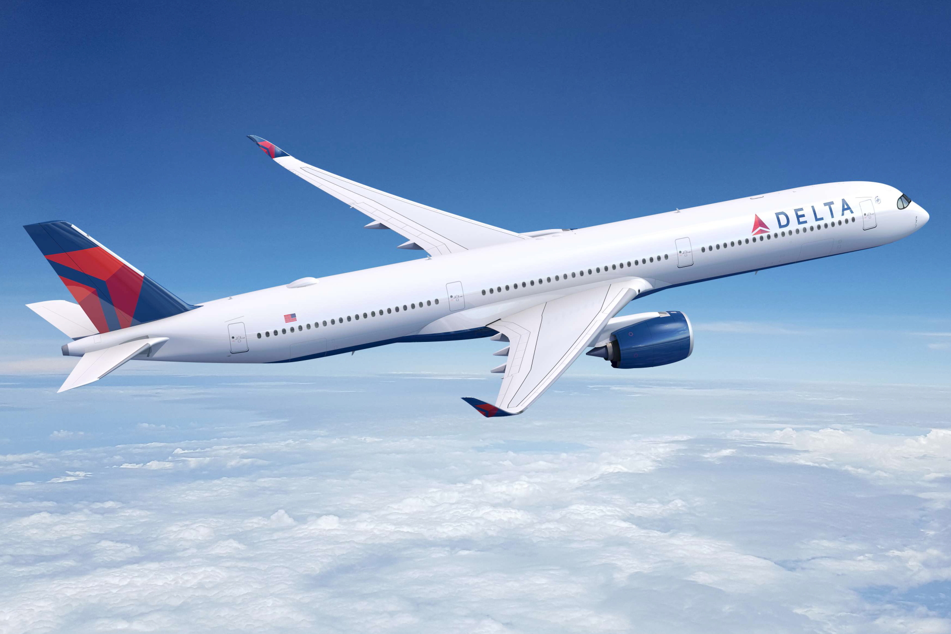 Delta has ordered 20 Airbus A350-1000s. Click to enlarge.