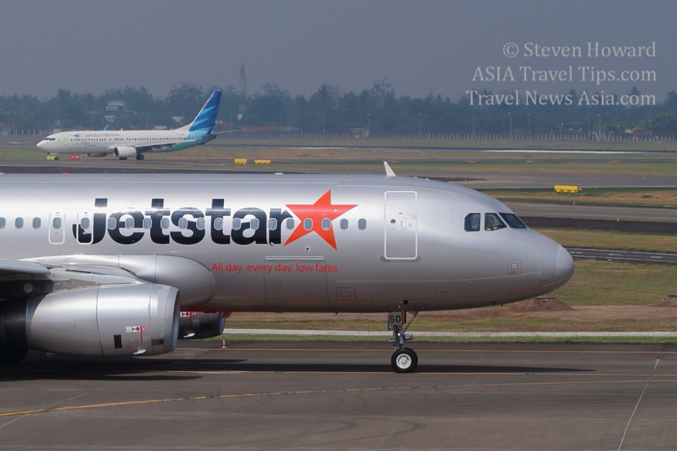 Jetstar A320. Picture by Steven Howard of TravelNewsAsia.com Click to enlarge.