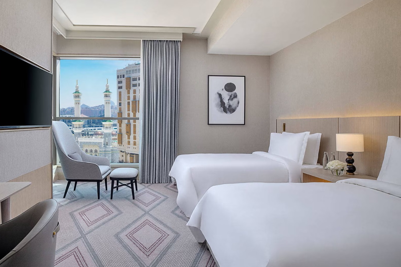 Junior Suite at Jumeirah Jabal Omar Makkah. Click to enlarge.