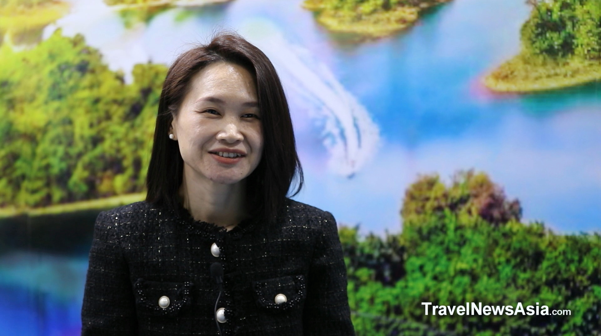 Michelle Wang, Travel Director, Dansavanh Nam Ngum Resort in Laos. Click to enlarge.